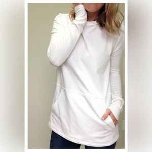 Blondie Apparel Navy Striped Hillside Sweater, Large